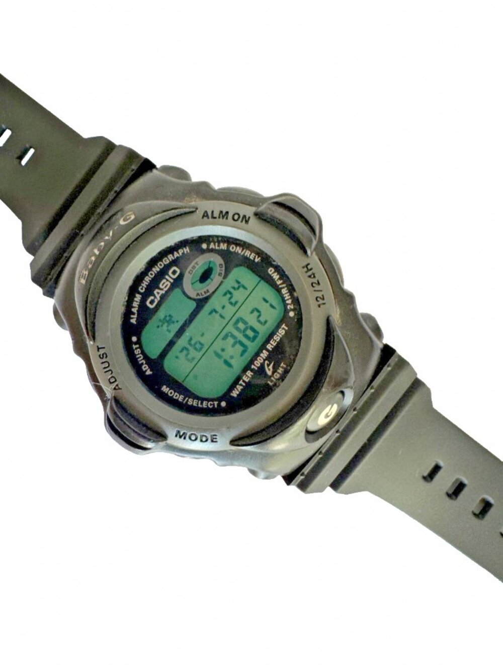 Casio Baby-G BG-155 Watch NEW BATTERY NEW STRAP Breakdancer Animation Y2K Black